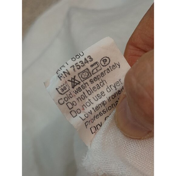 Terzo Millennio Womens Linen Quiet Luxury Beach Vacation Hi Lo Sz Small Top - Picture 5 of 7